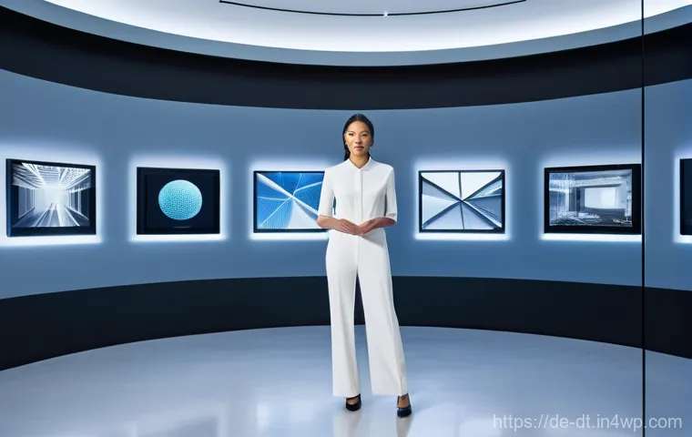 창작자 레지던시 프로그램 종류 비교 - **Prompt:** A diverse group of four creators in their 30s-40s are engaged in an animated discussion ...