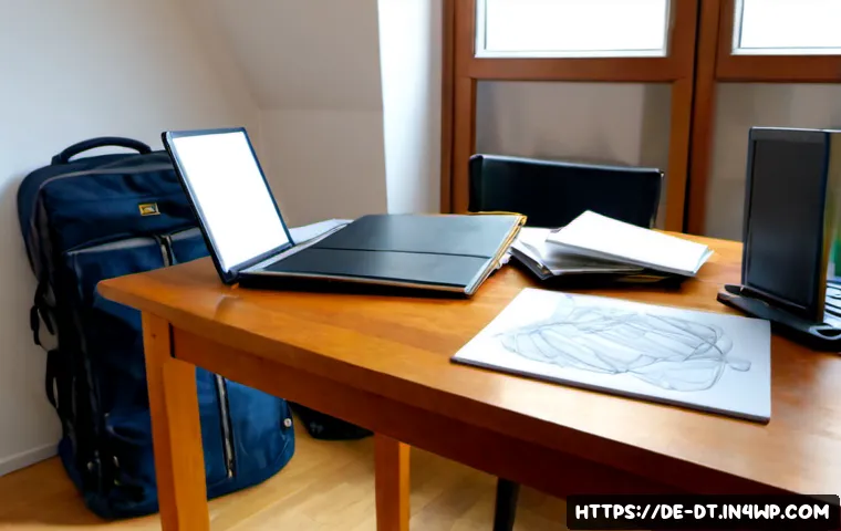Home 17 창작자 레지던시 참여 시 필요한 기본 소양 - Photorealistic creative residency application workspace in a bright Berlin apartment studio, a focus...